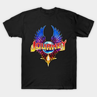 Distressed Journey Band T-Shirt